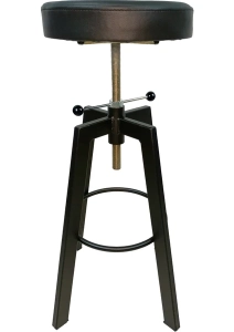 Helen Bar Sandalyesi Bar Taburesi Siyah